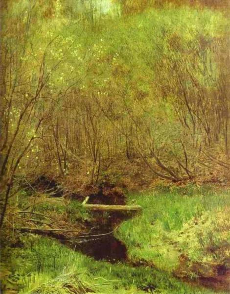 Spring In The Forest by Isaac Ilich Levitan