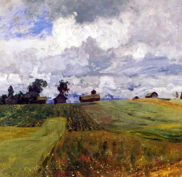 Stormy Day by Isaac Ilich Levitan Oil Painting Reproductions