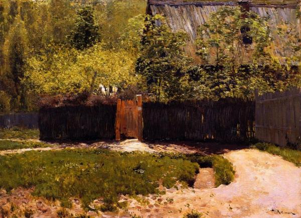 The First Green. May. Study by Isaac Ilich Levitan
