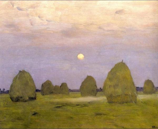 Twilight, Stacks by Isaac Ilich Levitan