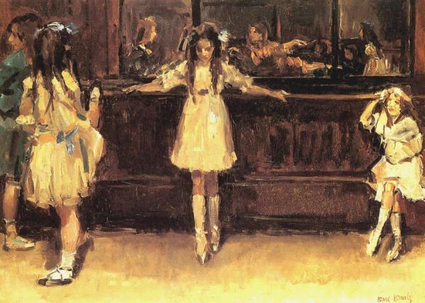 Ballet School In London by Isaac Israels