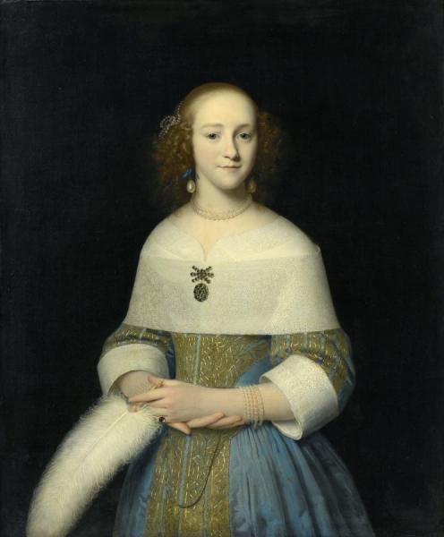 Portrait Of Susanna Reael by Isaac Luttichuys