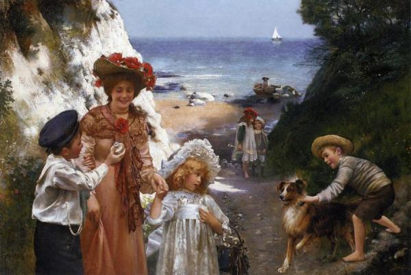 Busy Idleness by Isaac Snowman Oil Painting Reproductions