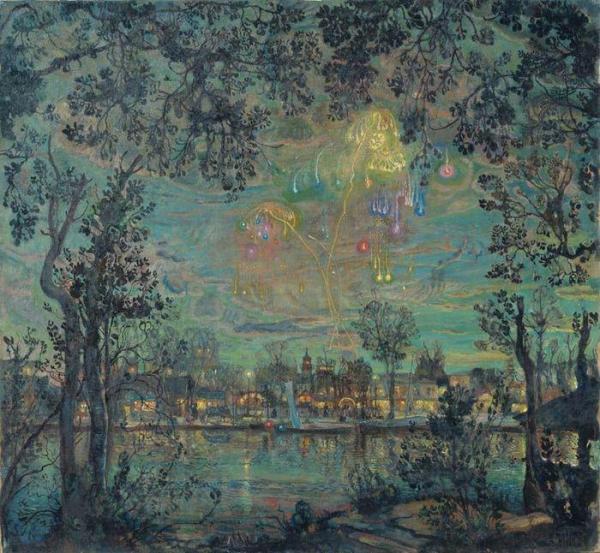 Fireworks by Isaak Brodsky