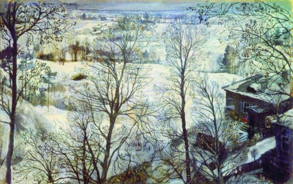 Winter Landscape by Isaak Brodsky