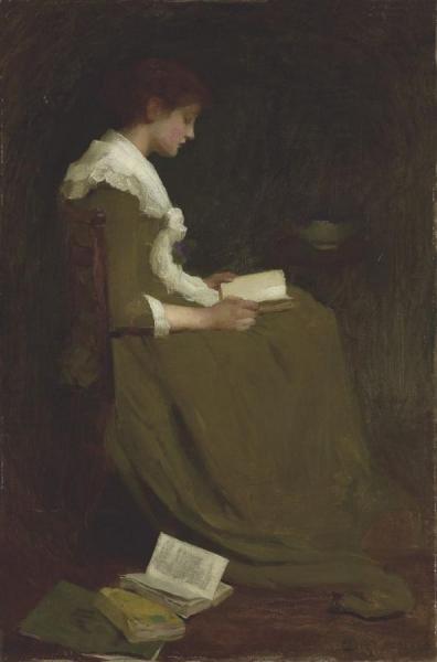 Girl Reading by Isabel Codrington
