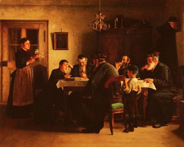 Discussing The Talmud by Isidor Kaufmann
