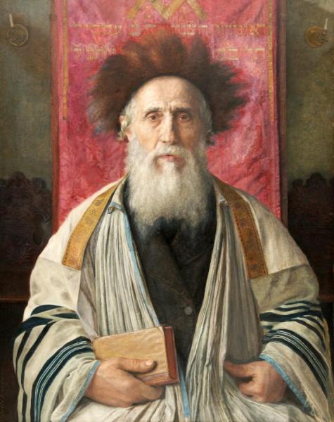 Portrait Of A Rabbi by Isidor Kaufmann