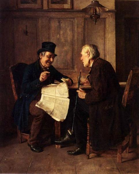 Those Funny Little Ads by Isidor Kaufmann