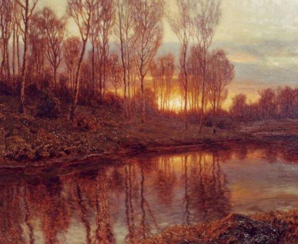 Ivan Fedorovich Choultse Sunset And River