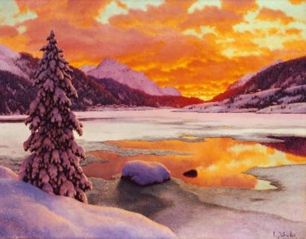 Ivan Fedorovich Choultse Winter In The Engadines