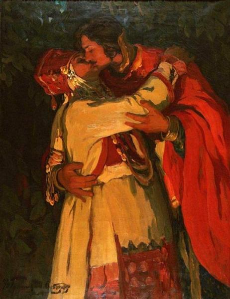 The Kiss by Ivan Goryushkin-sorokopudov