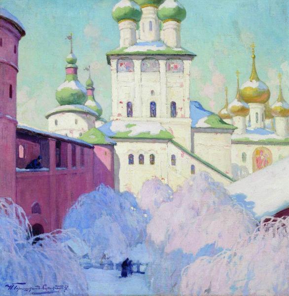 Winter. Rostov Kremlin by Ivan Goryushkin-sorokopudov