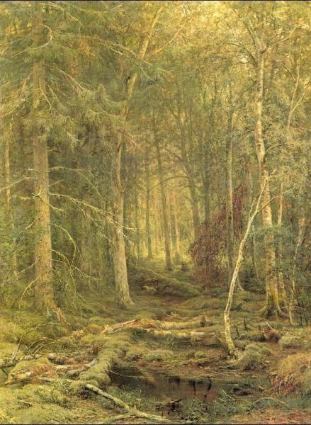 Backwoods by Ivan Ivanovich Shishkin
