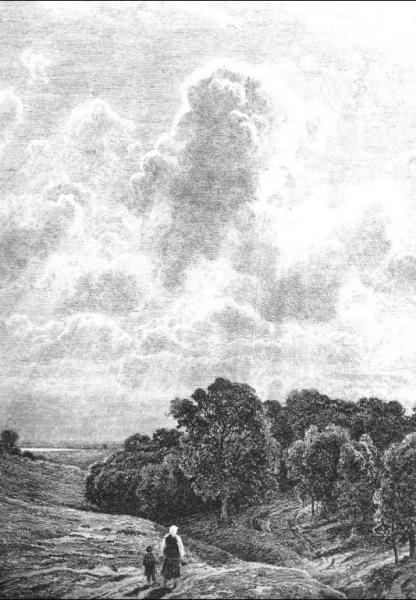 Clouds Above Grove by Ivan Ivanovich Shishkin