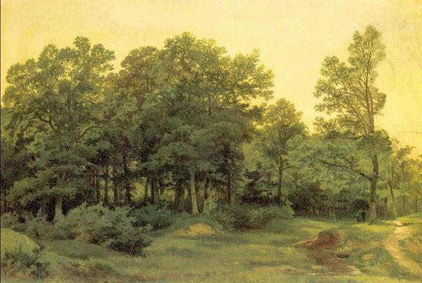 Deciduous Forest by Ivan Ivanovich Shishkin