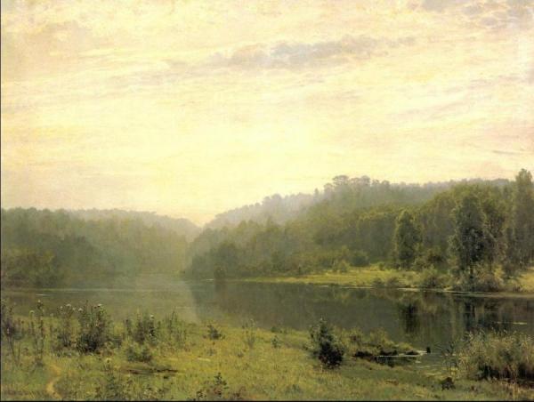 Foggy Morning by Ivan Ivanovich Shishkin