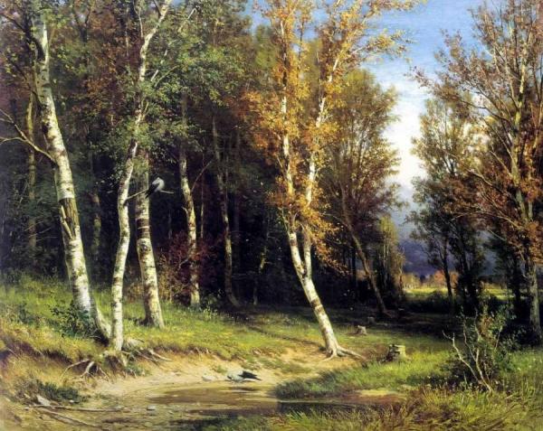Forest Before Thunderstorm by Ivan Ivanovich Shishkin