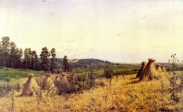 Landscape In Polessie by Ivan Ivanovich Shishkin