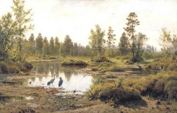 Ivan Ivanovich Shishkin Marsh In Polessie