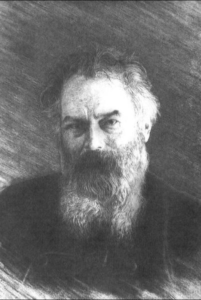 Self-portrait by Ivan Ivanovich Shishkin