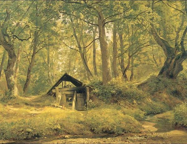 Sunny Day, Merykul by Ivan Ivanovich Shishkin