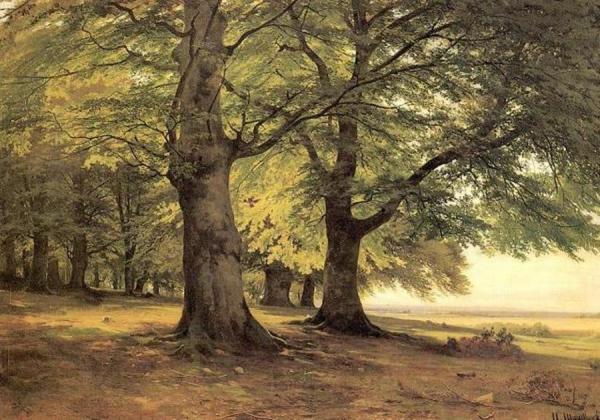 Tevtoburgsky Forest by Ivan Ivanovich Shishkin