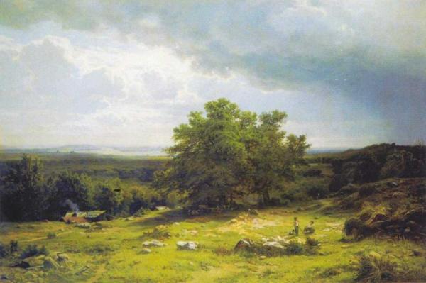 View Near Dusseldorf by Ivan Ivanovich Shishkin