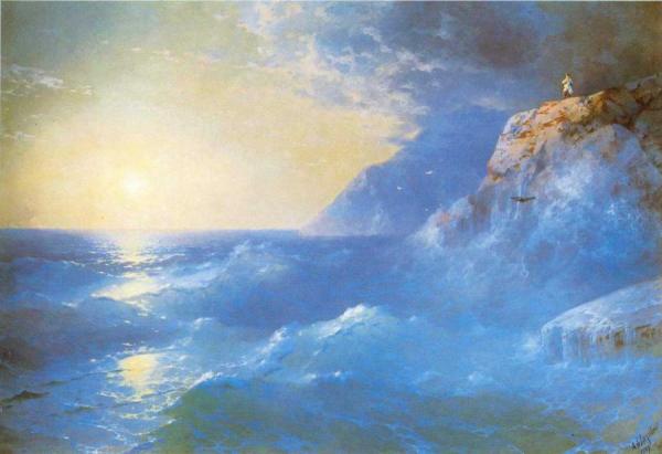 Napoleon On Island Of St. Helen by Ivan Konstantinovich Aivazovsky