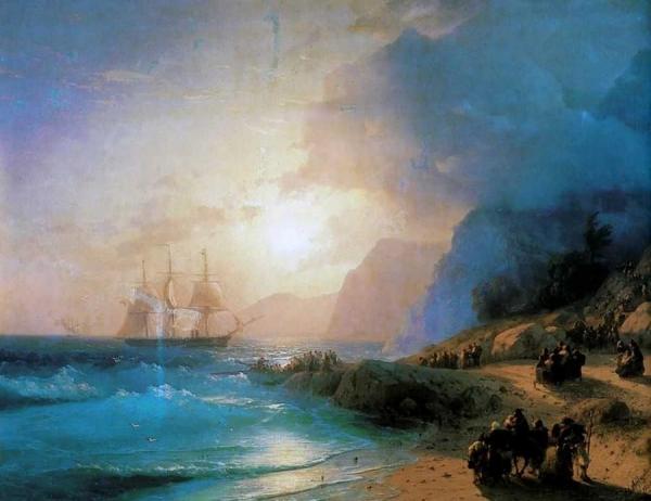 Ivan Konstantinovich Aivazovsky On The Island Of Crete.