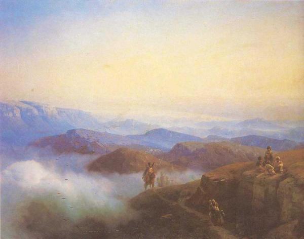 Range Of The Caucasus Mountains by Ivan Konstantinovich Aivazovsky