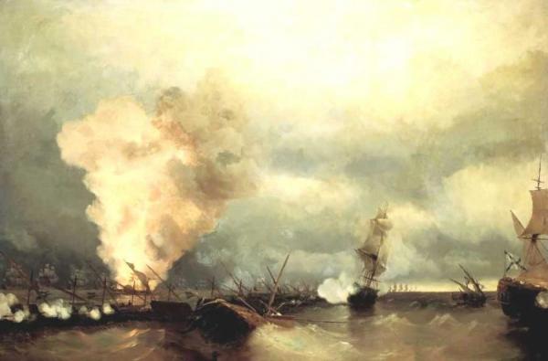 Sea Buttle Near Vyborg by Ivan Konstantinovich Aivazovsky