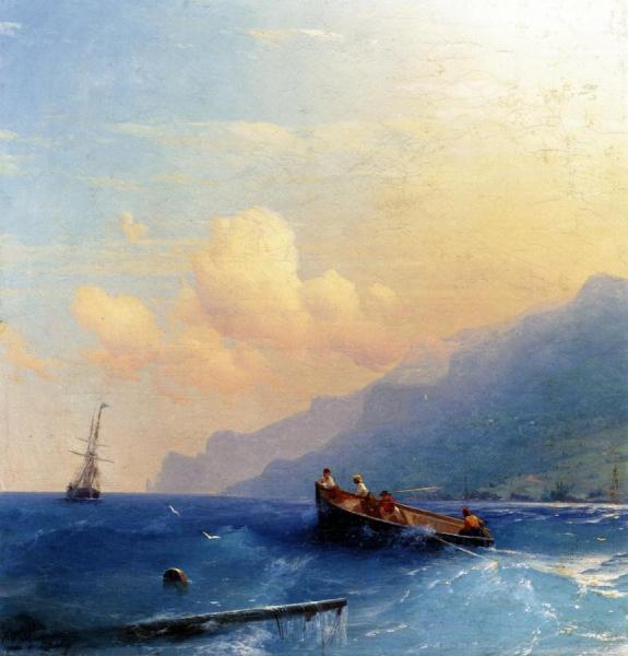 Searching For Suvivors by Ivan Konstantinovich Aivazovsky
