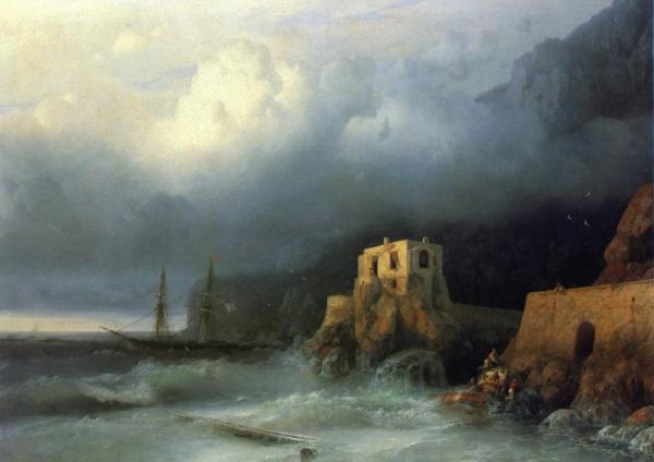 The Rescue by Ivan Konstantinovich Aivazovsky
