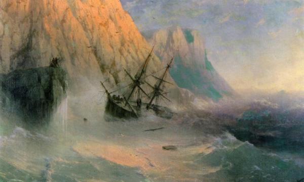 Ivan Konstantinovich Aivazovsky The Shipwreck