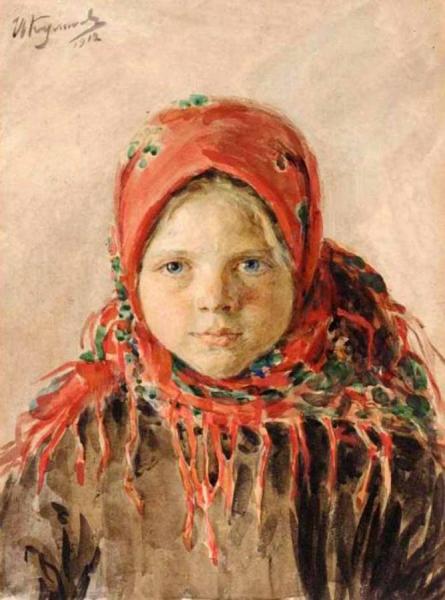 A Russian Girl by Ivan Kulikov
