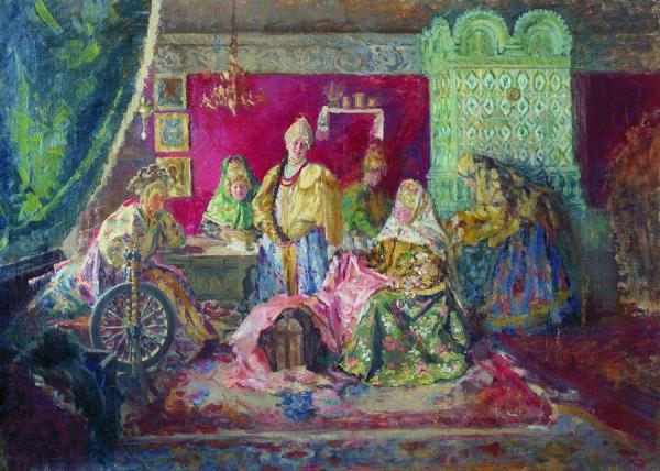 In The Boyar Mansion by Ivan Kulikov