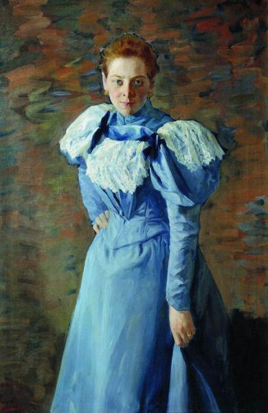 Portrait Of E.s. Kalinina by Ivan Kulikov