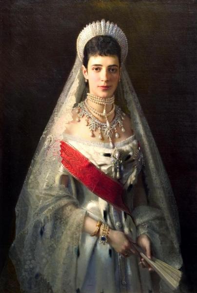 Maria Feodorovna by Ivan Nikolaevich Kramskoy Oil Painting Reproductions
