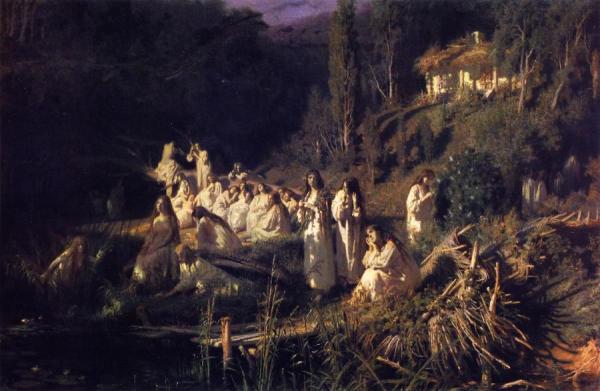 Water Nymphs by Ivan Nikolaevich Kramskoy