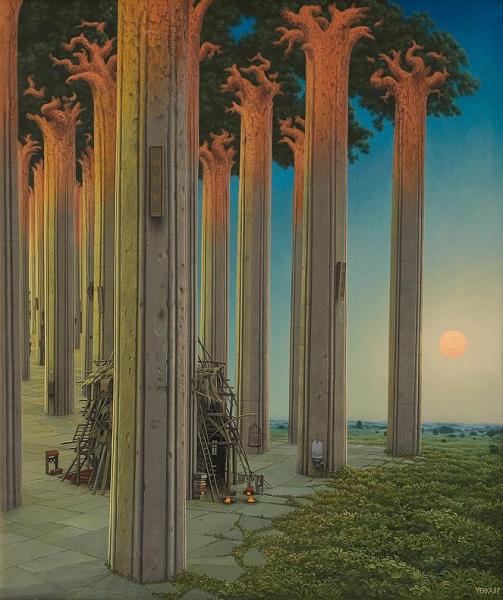 Angelus Domini by Jacek Yerka