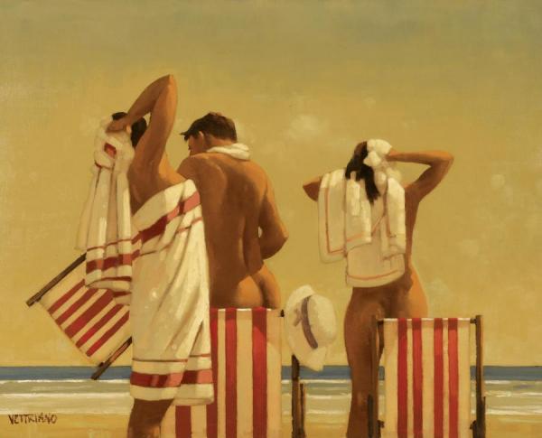 Bathers by Jack Vettriano Oil Painting Reproductions