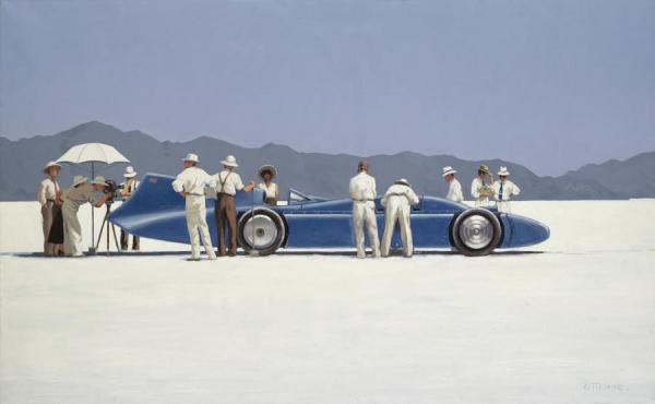 Bluebird At Bonneville by Jack Vettriano Oil Painting Reproductions
