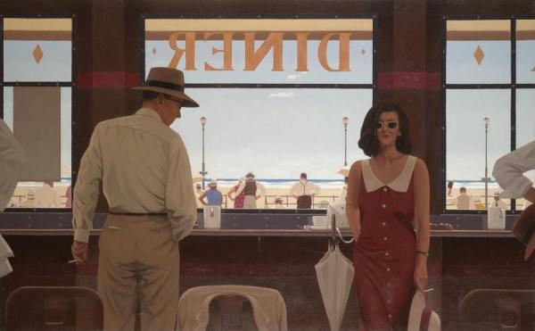 Daytona Diner by Jack Vettriano