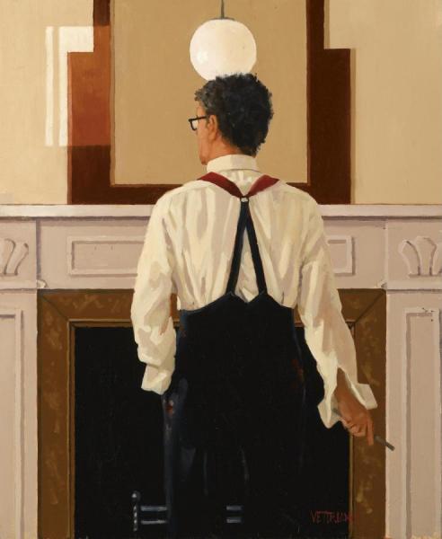 Self Portrait After Swannell by Jack Vettriano