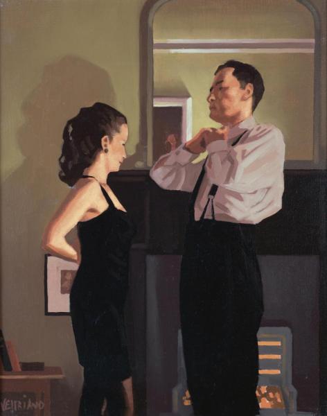 Study For Between Darkness And Dawn by Jack Vettriano