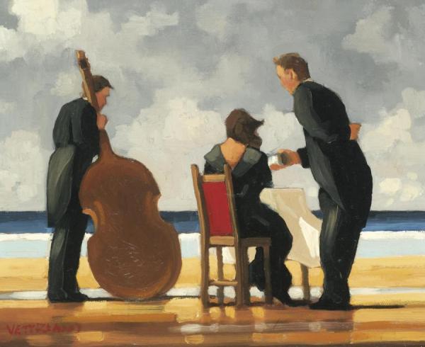 Study For Elegy For A Dead Admiral by Jack Vettriano Oil Painting Reproductions
