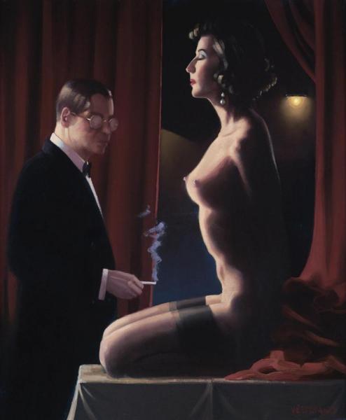 The Assessors Ii by Jack Vettriano Oil Painting Reproductions
