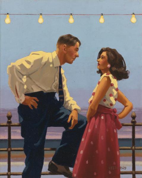 The Big Tease by Jack Vettriano