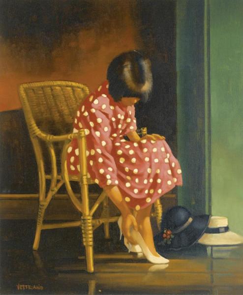 White Stilettos by Jack Vettriano